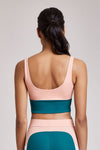 Kara Crop - Coral / Lagoon