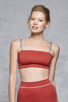  Front view of Anja Bralette - Chilli