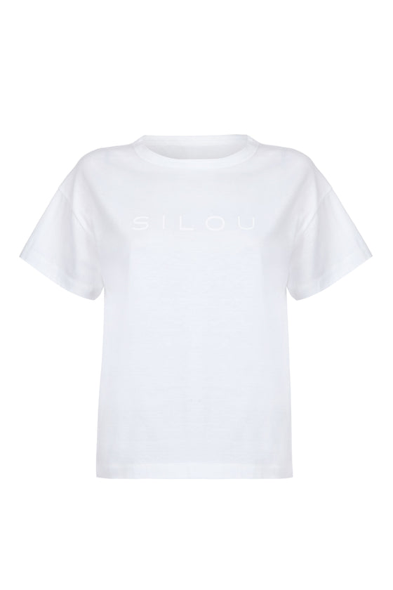 Front view of Silou Tee - White