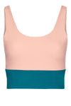 Kara Crop - Coral / Lagoon